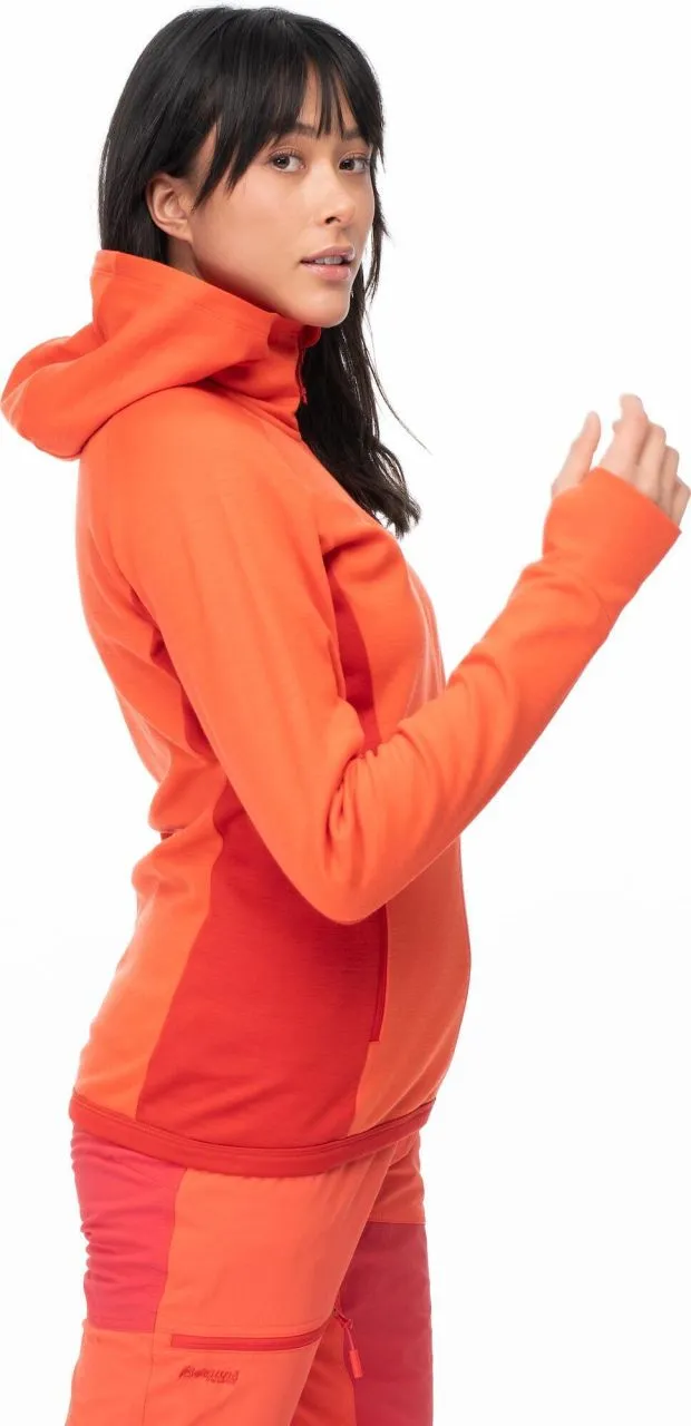 Bergans Cecilie Wool Hood Jacket - Damen Outdoorjacke