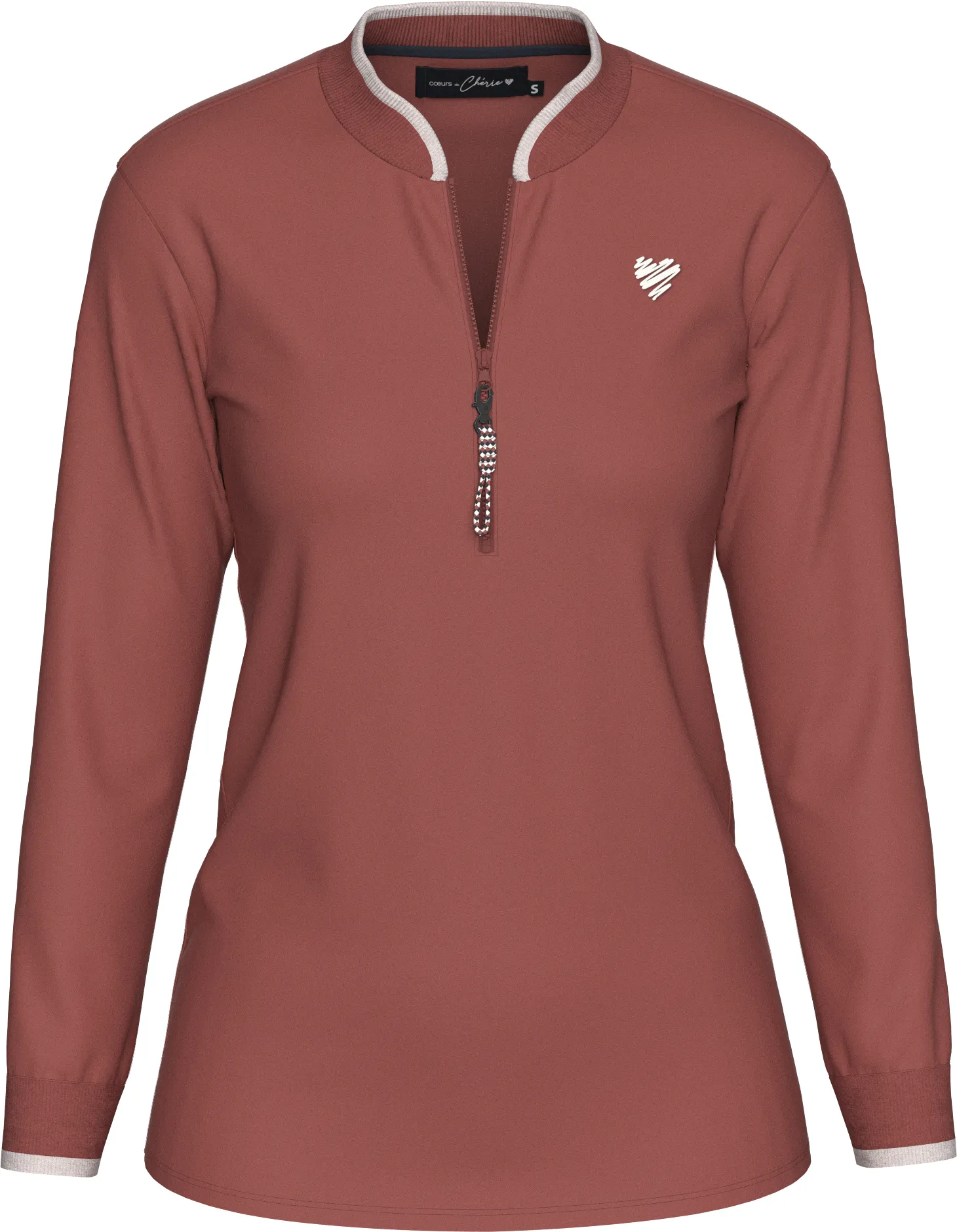 coeurs de Cherie Sporty Polo, chutney  »  Größe: S