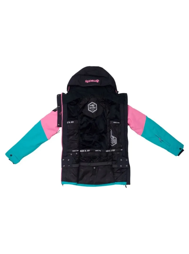 Damen SNB & SKI Jacke Meatfly Kirsten rosa/türkis S