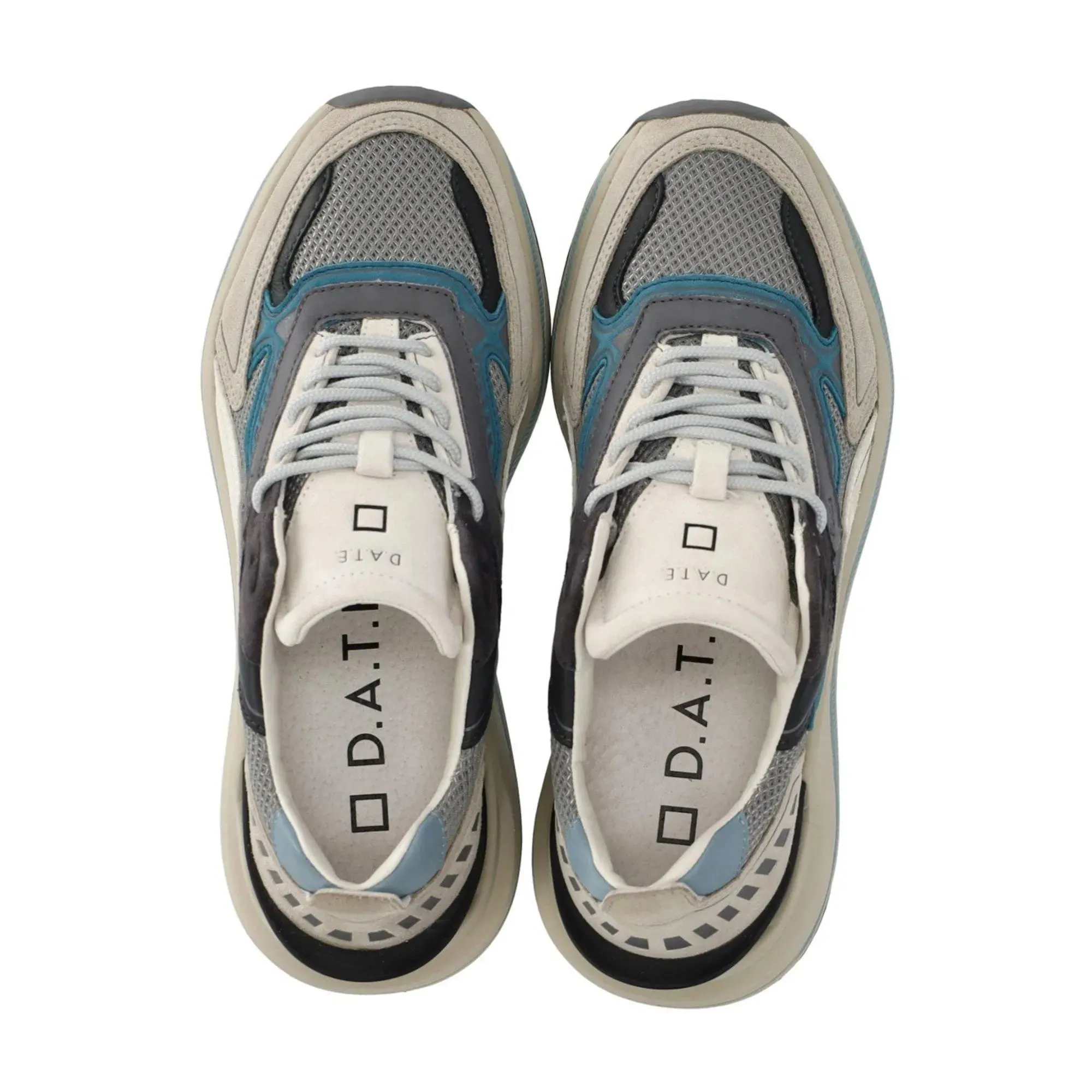  D.A.T.E  D.A.T.E. FUGA HF GRAUER SNEAKER grau  Low-Top Sneaker 