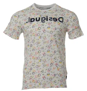 Desigual Rundhals T-Shirt - Weiß