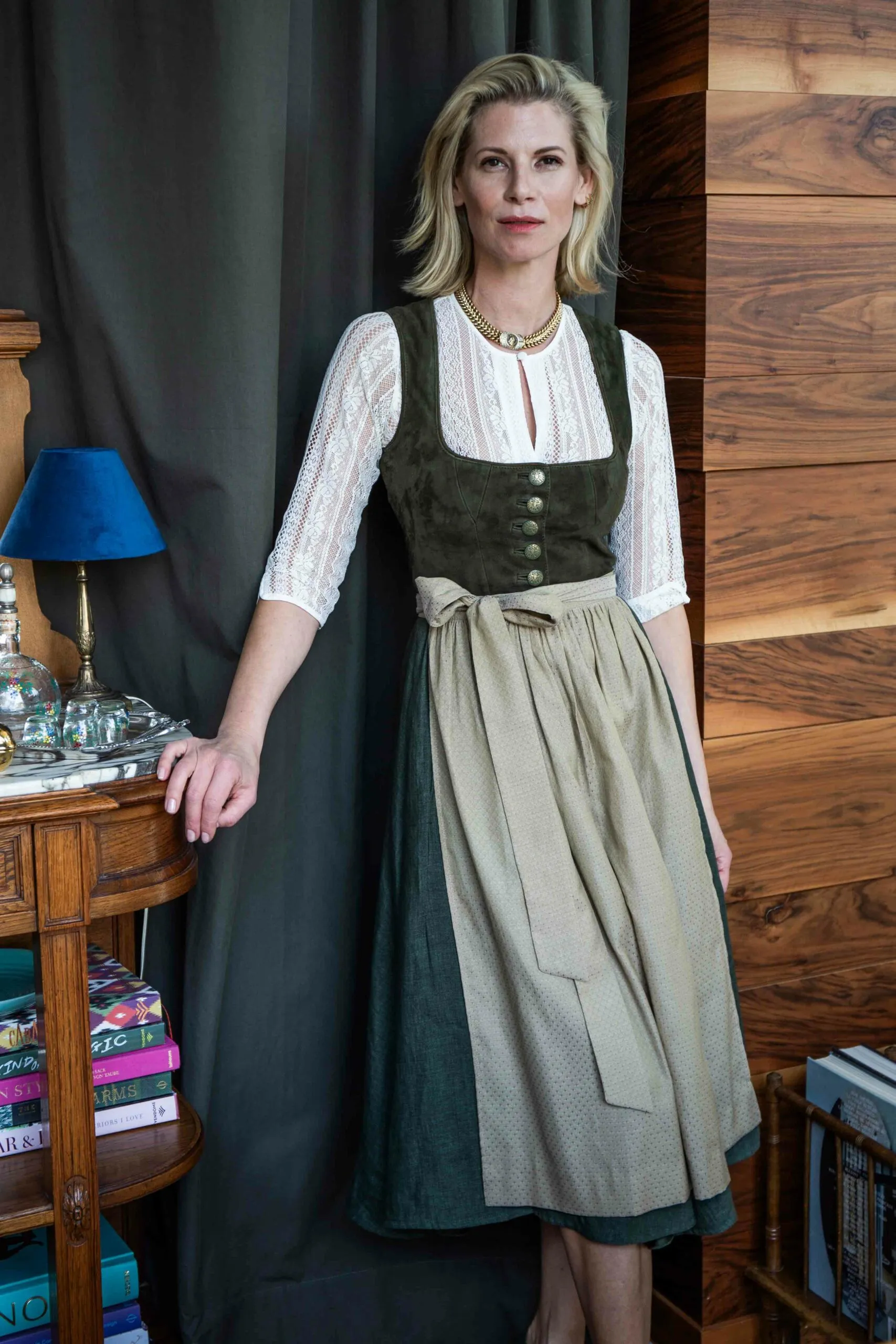 Dirndl “Nassfeld”, dusty green