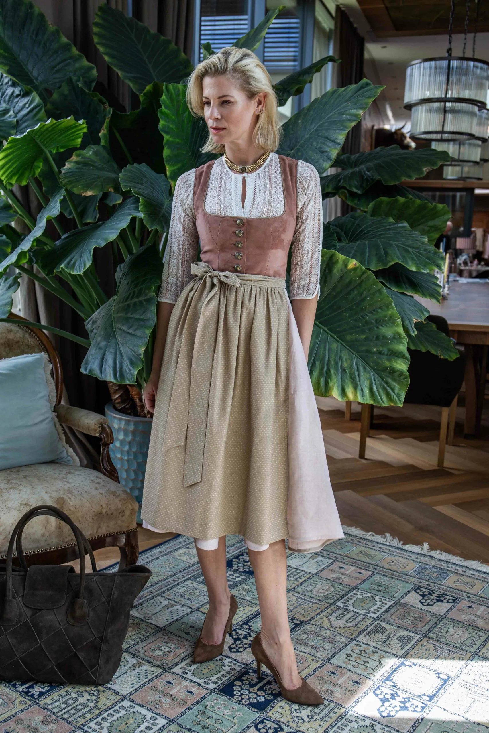 Dirndl “Nassfeld”, dusty mauve