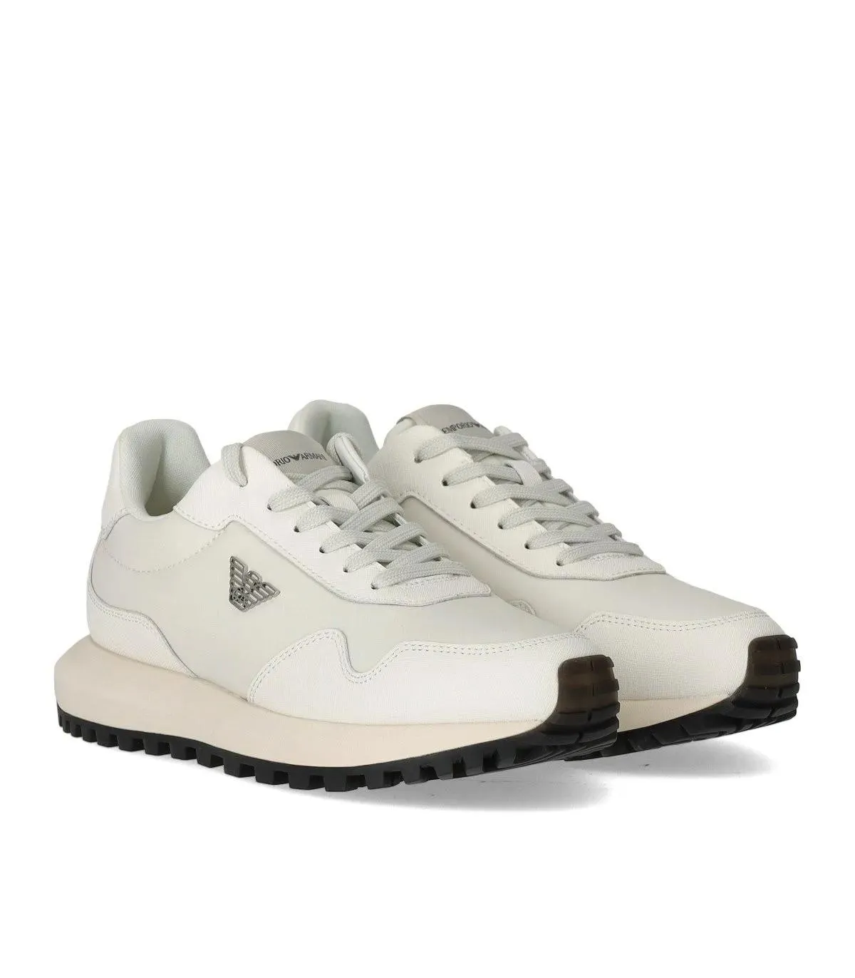   Emporio Armani  EMPORIO ARMANI WEISSER SNEAKER weiß  Low-Top Sneaker 