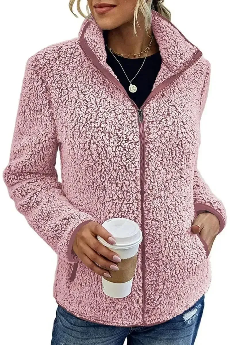 Heidi-Mode | Jacke Mit Hohem Kragen Und Reißverschluss Willa