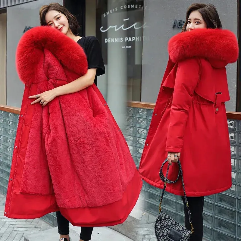 Heidi-Mode | Pelzjacke mit Kapuze