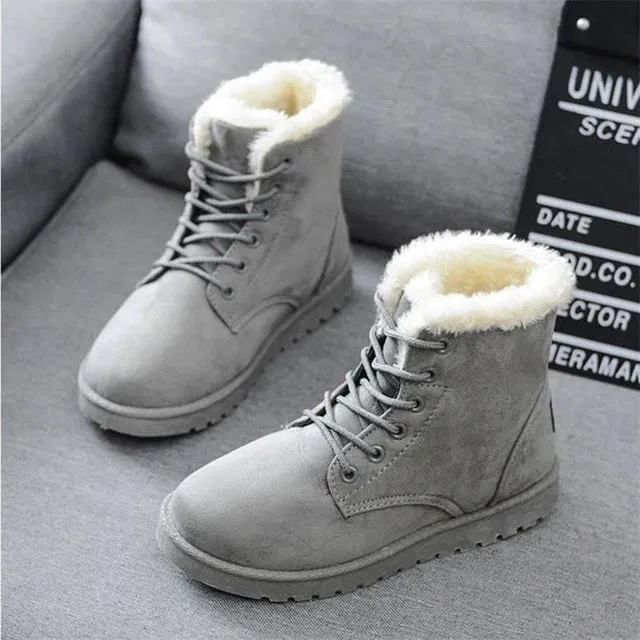 Heidi-Mode | Winter Stiefeletten Mit Wolle Für Frauen - Ideal Für Den Winter