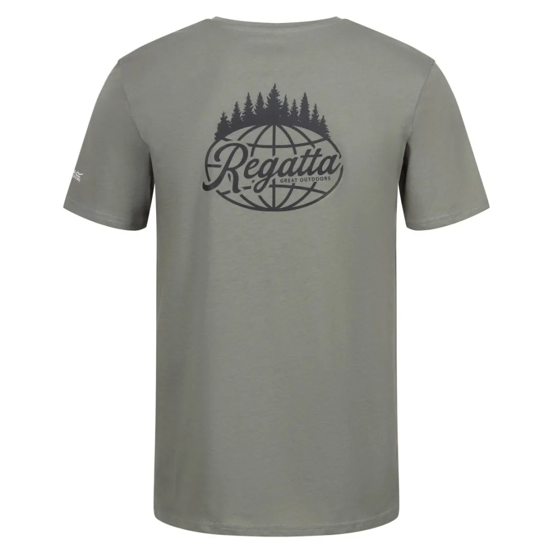 Herren-T-Shirt Regatta BREEZED IV grün