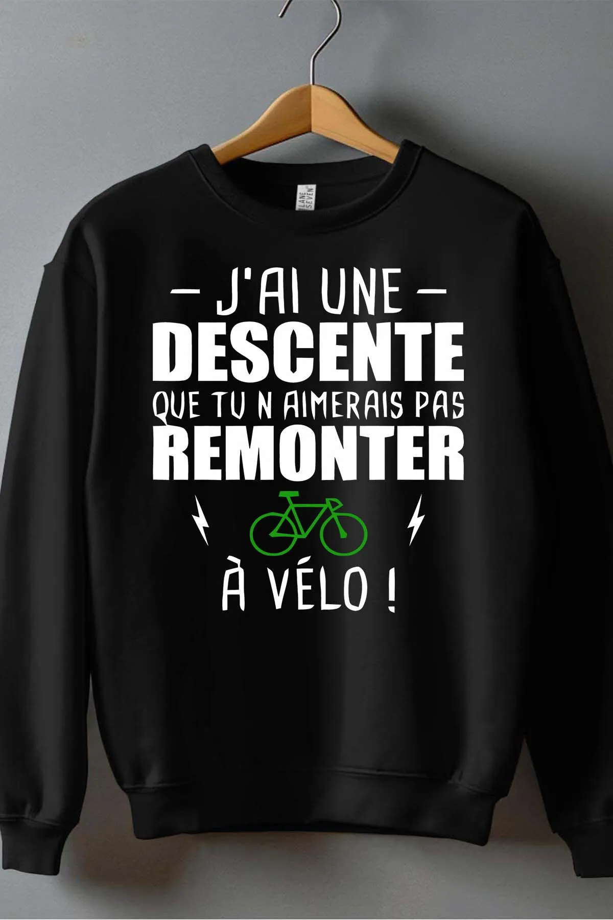 Ich habe einen Abstieg – Herren-Sweatshirt mit Rundhalsausschnitt