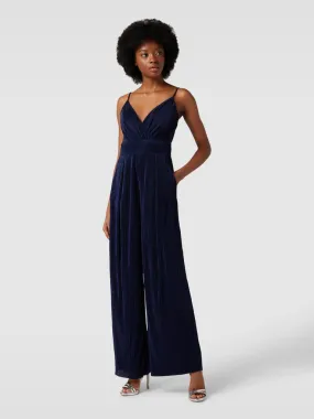 Jake*s Cocktail Jumpsuit mit V-Ausschnitt (marine) online kaufen