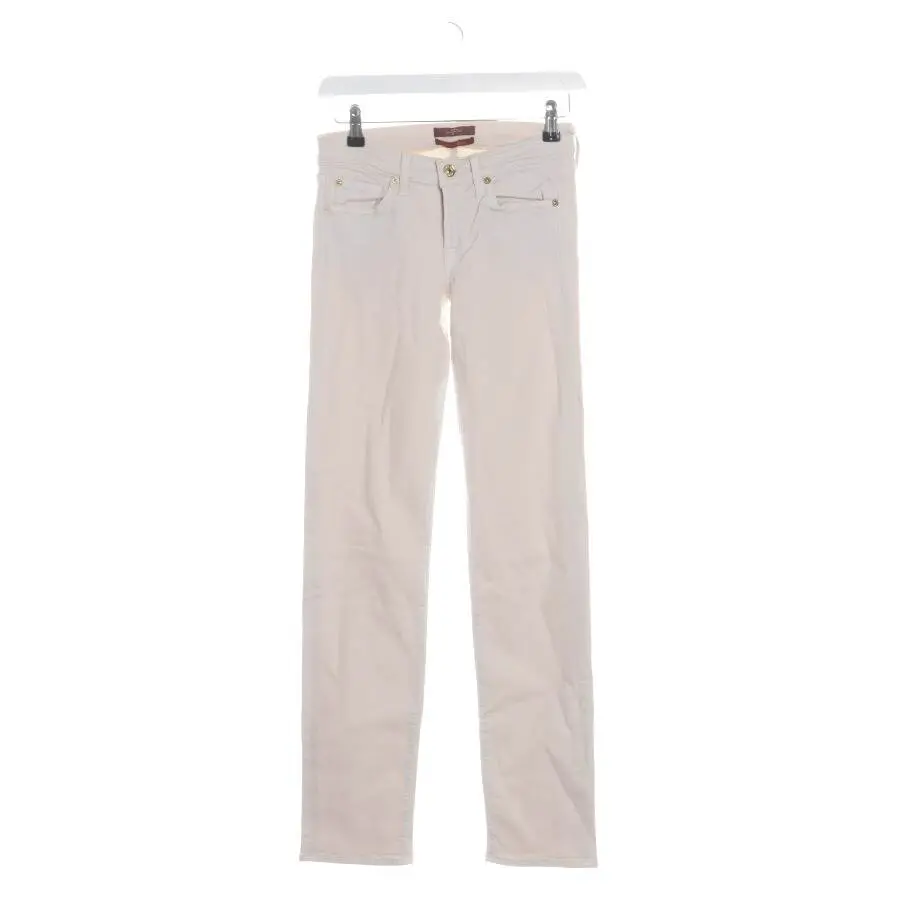Jeans Straight Fit W26 Weiß