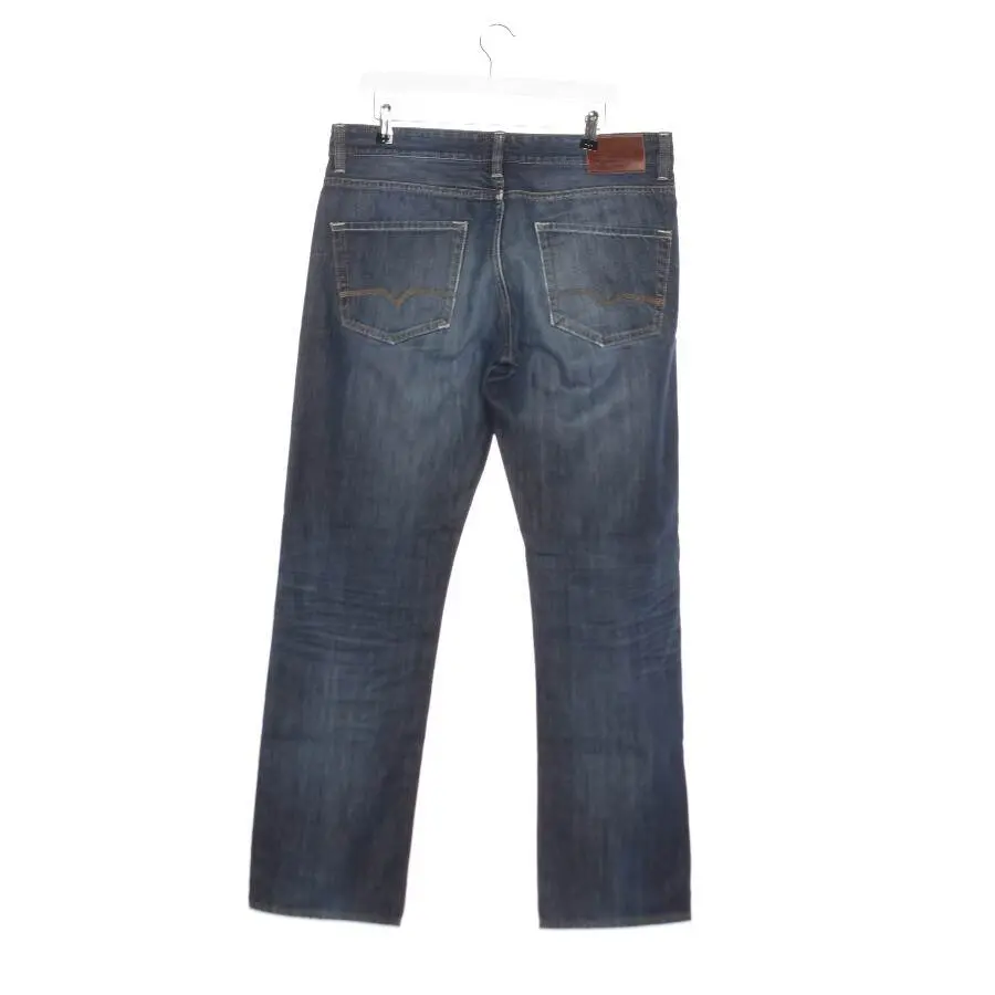 Jeans Straight Fit W35 Blau