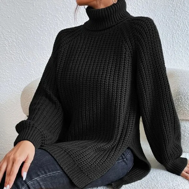 Lssiger Rollkragenpullover