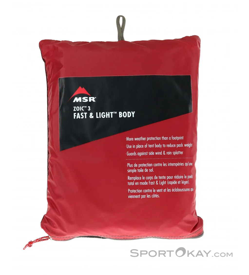 MSR Zoic 3 Fast&Light Body Zelt Zubehör