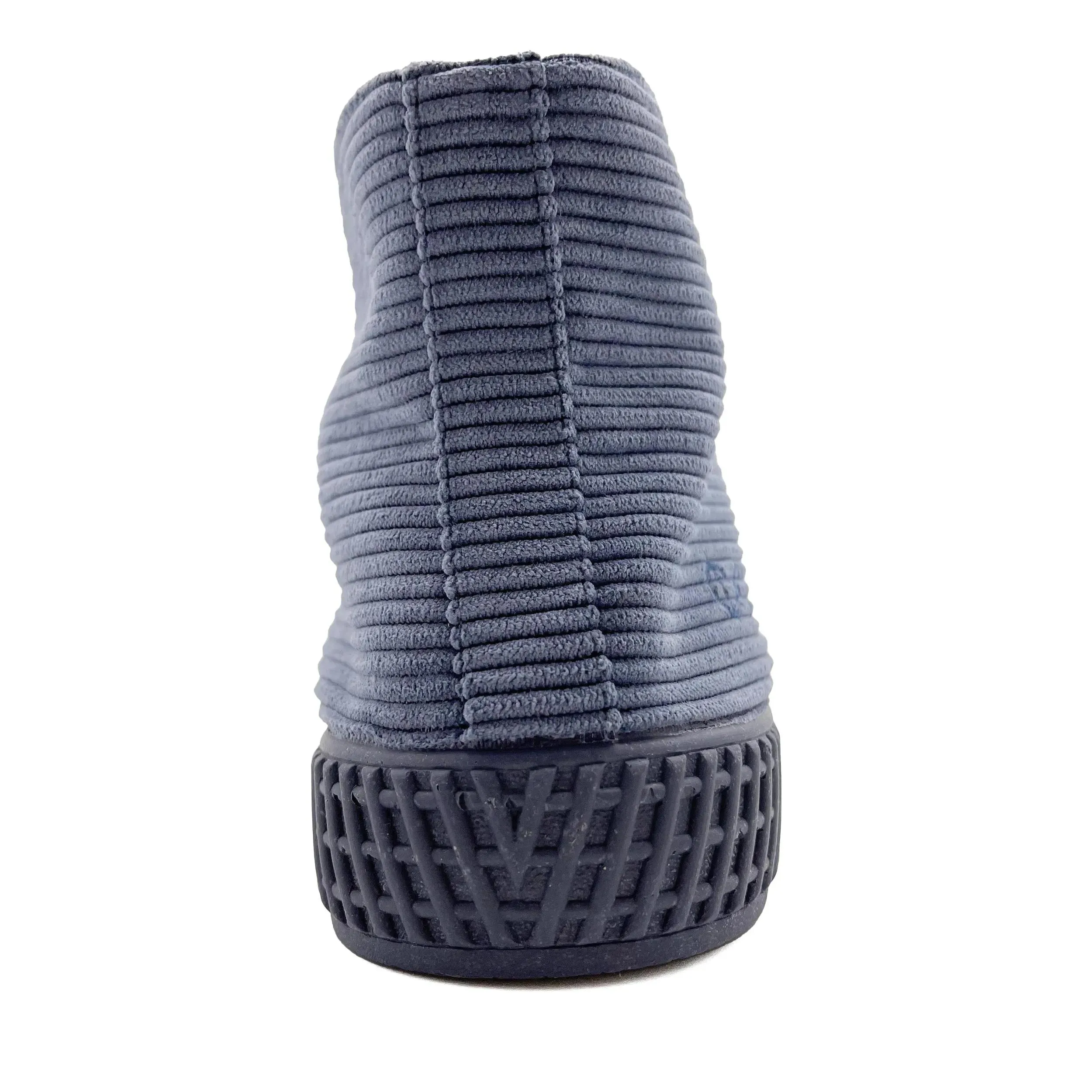   nat-2  nat-2™ Cord jeans (W/X) vegan, aus Cord, Kork und  blau  High-Top Sneaker 