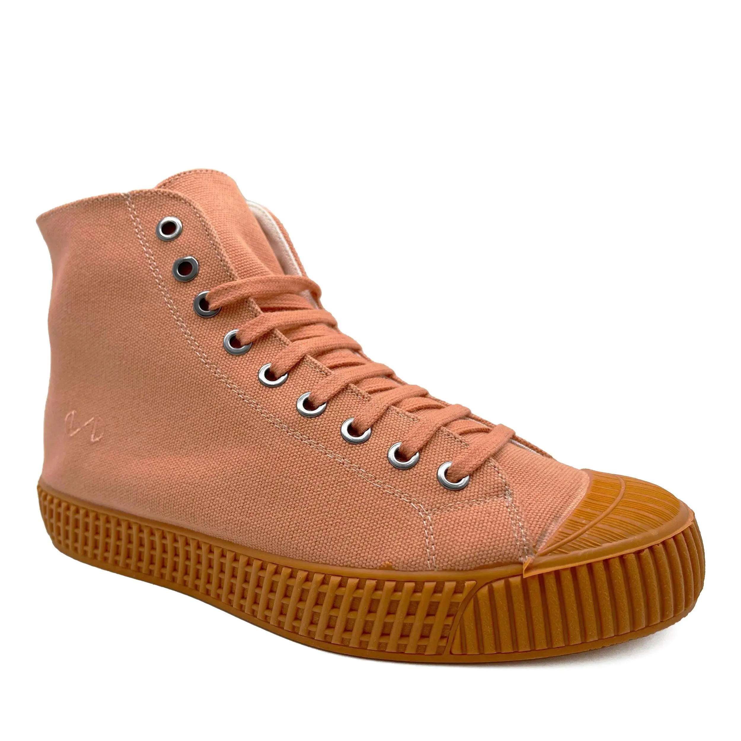   nat-2  nat-2™ Mono apricot (W/X) vegan, aus Biobaumwolle, orange  High-Top Sneaker 