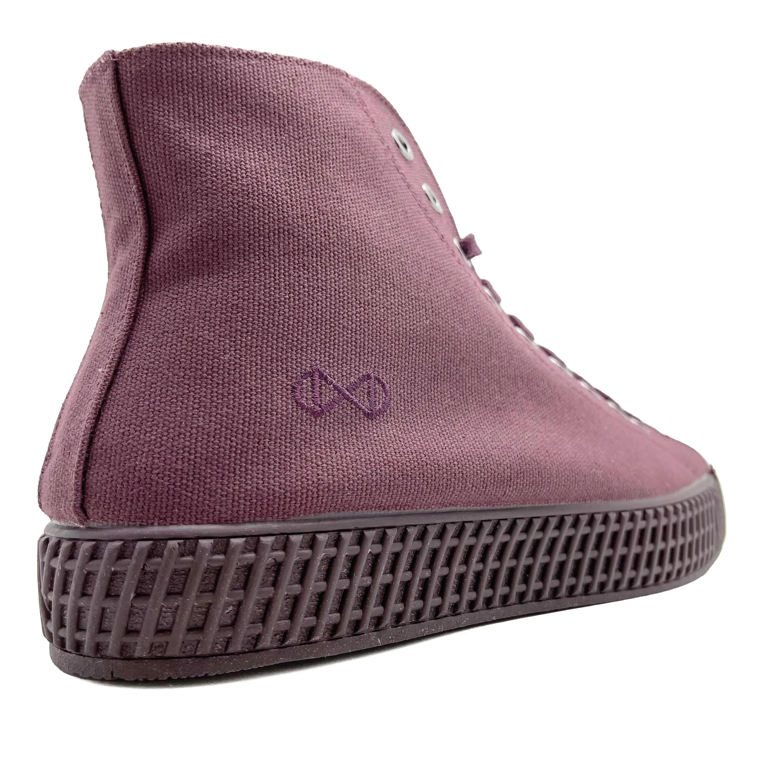   nat-2  nat-2™ Mono blackberry (W/X) vegan, aus Biobaumwol lila  Low-Top Sneaker 