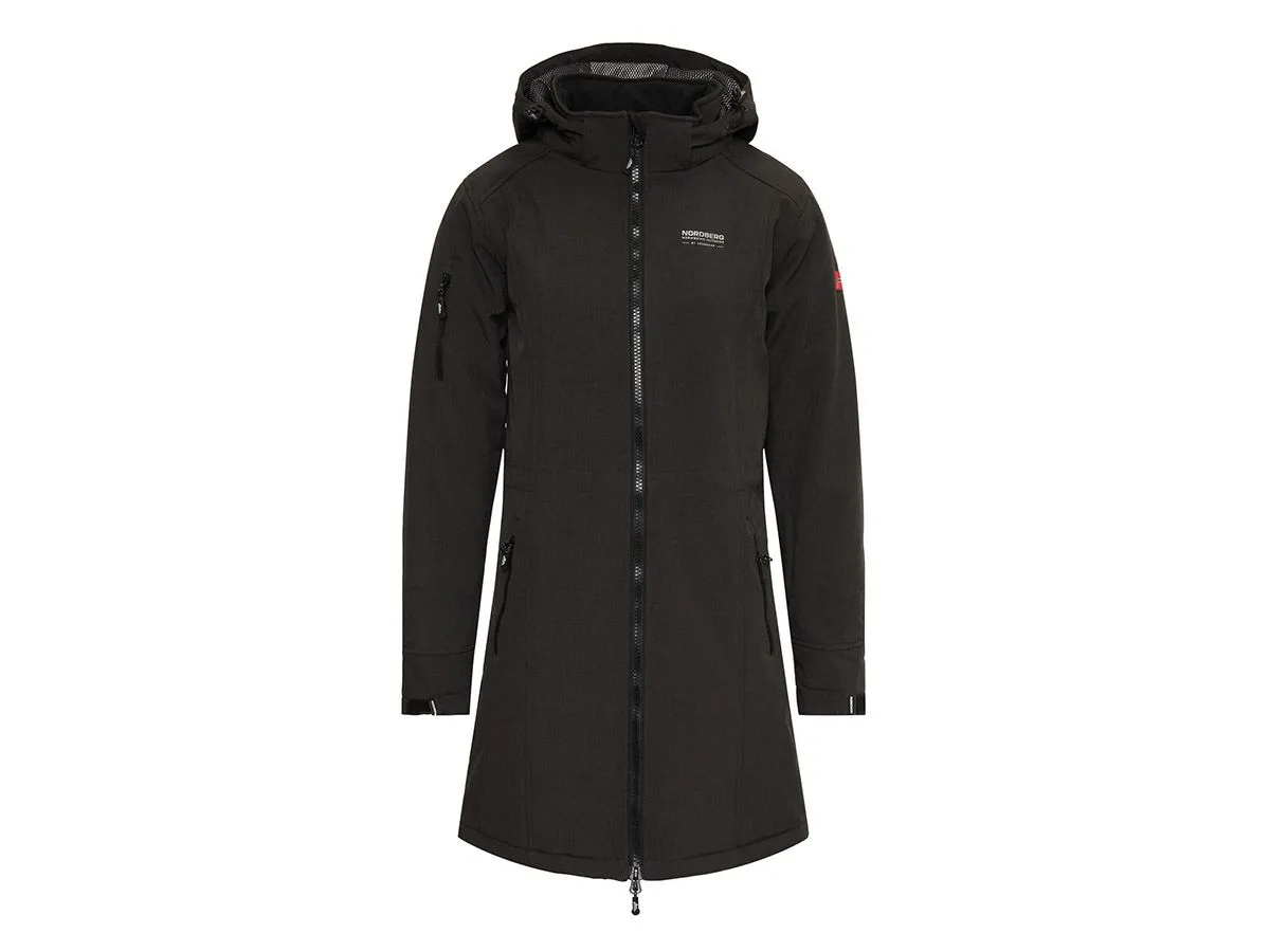 Nordberg Gitte Black Melange Damen Softshell Jacke