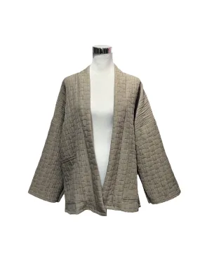 Offene Jacke im Kimono-Stil mit Taschen und weiten Ärmeln