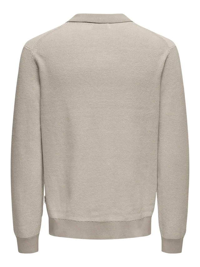 ONLY & SONS Polokragenpullover »ONSMATTEO LS ZIP POLO« online shoppen | Jelmoli-Versand