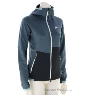 Ortovox Fleece Rib Hoody Damen Fleecejacke