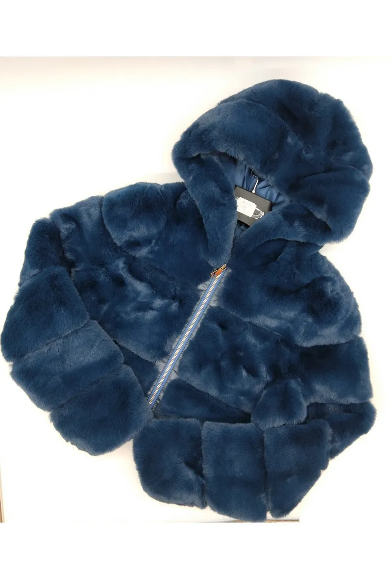 Poncho mit Kapuze