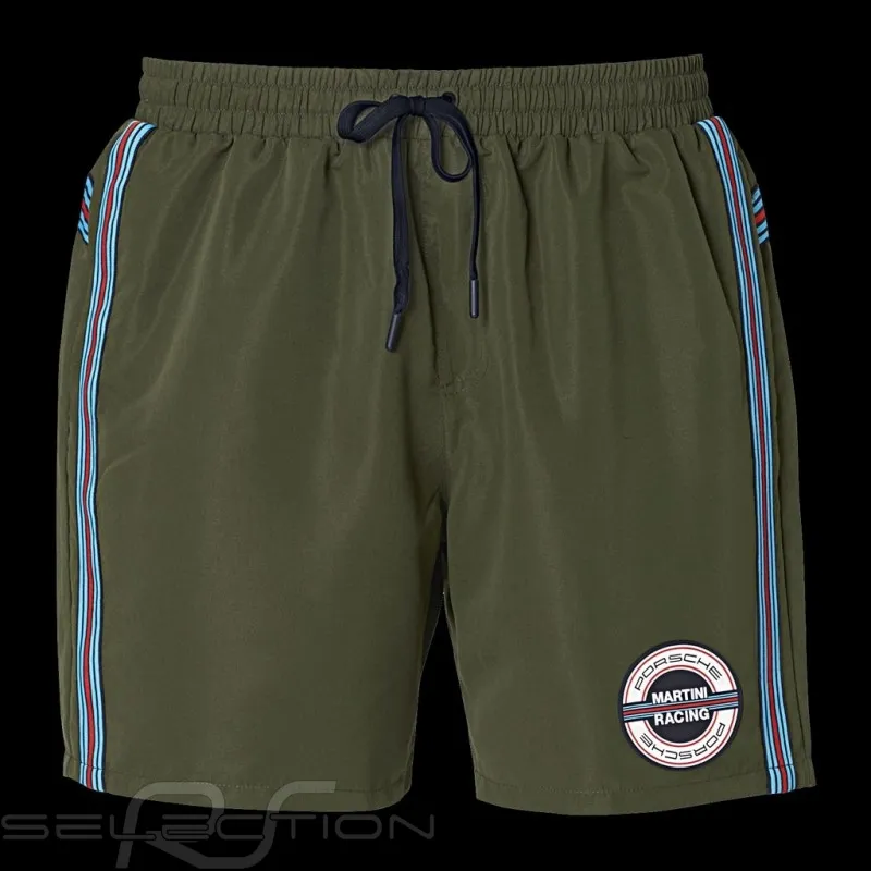 Porsche Badehose Martini Racing 1971 Khaki Grün WAP554M0MR - Herren