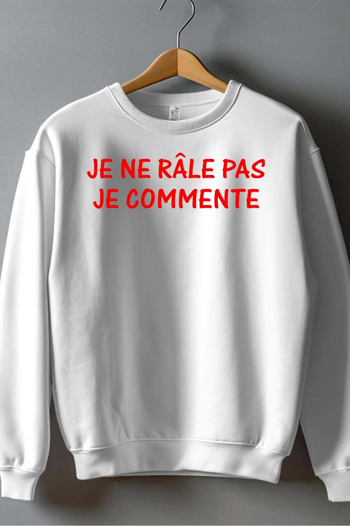 rale Kommentare – Herren-Sweatshirt mit Rundhalsausschnitt