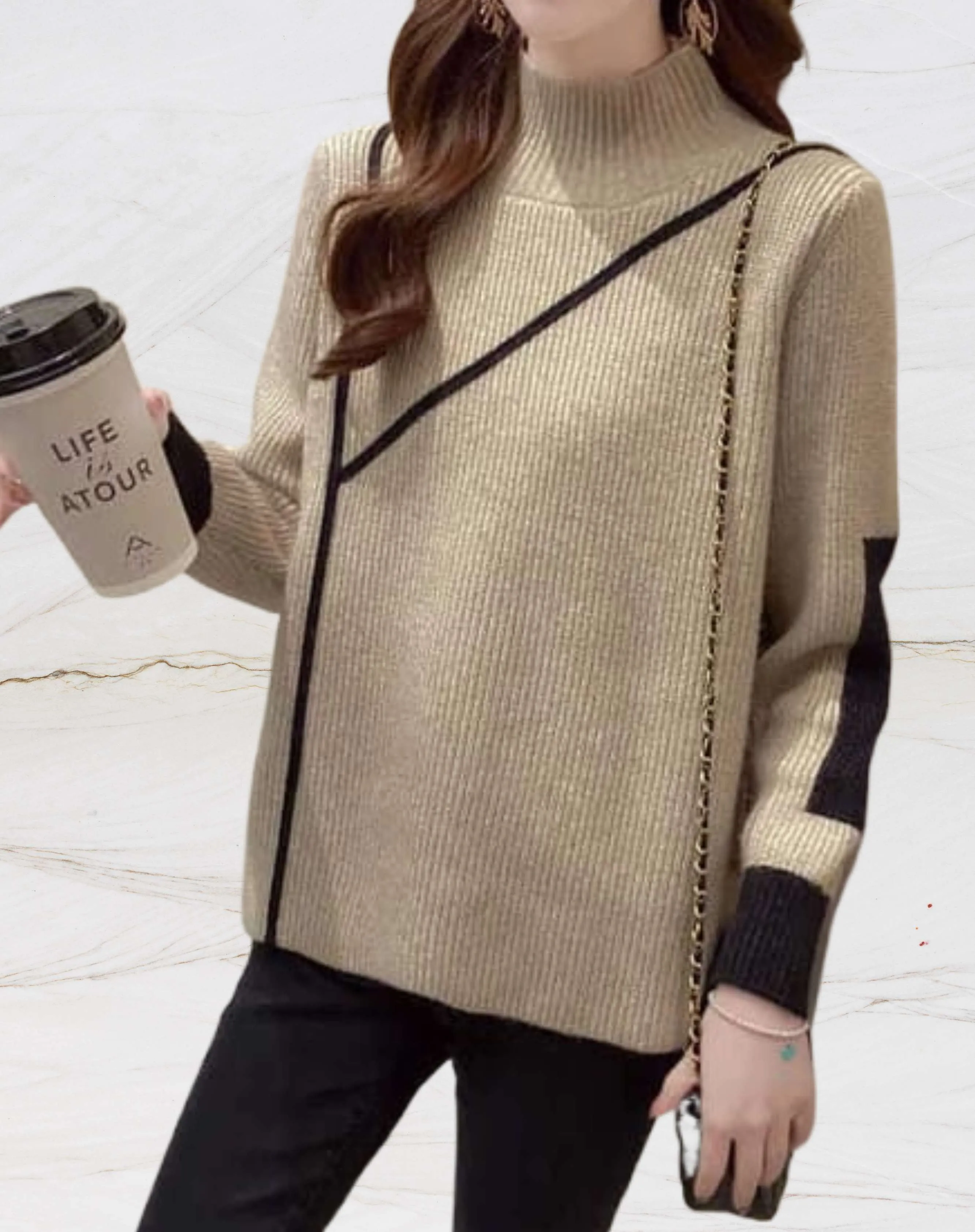 Schicker und vielseitiger allgemeiner Pullover