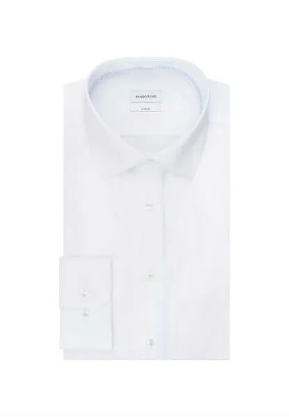 Seidensticker Herren Business Hemd - Extra-Slim Fit - Bügelfrei - Kent Kragen - Langarm - 100% Baumw