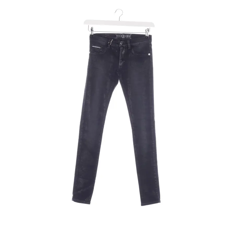 Skinny Jeans W24 Schwarz