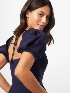 Skirt & Stiletto Jumpsuit in Navy