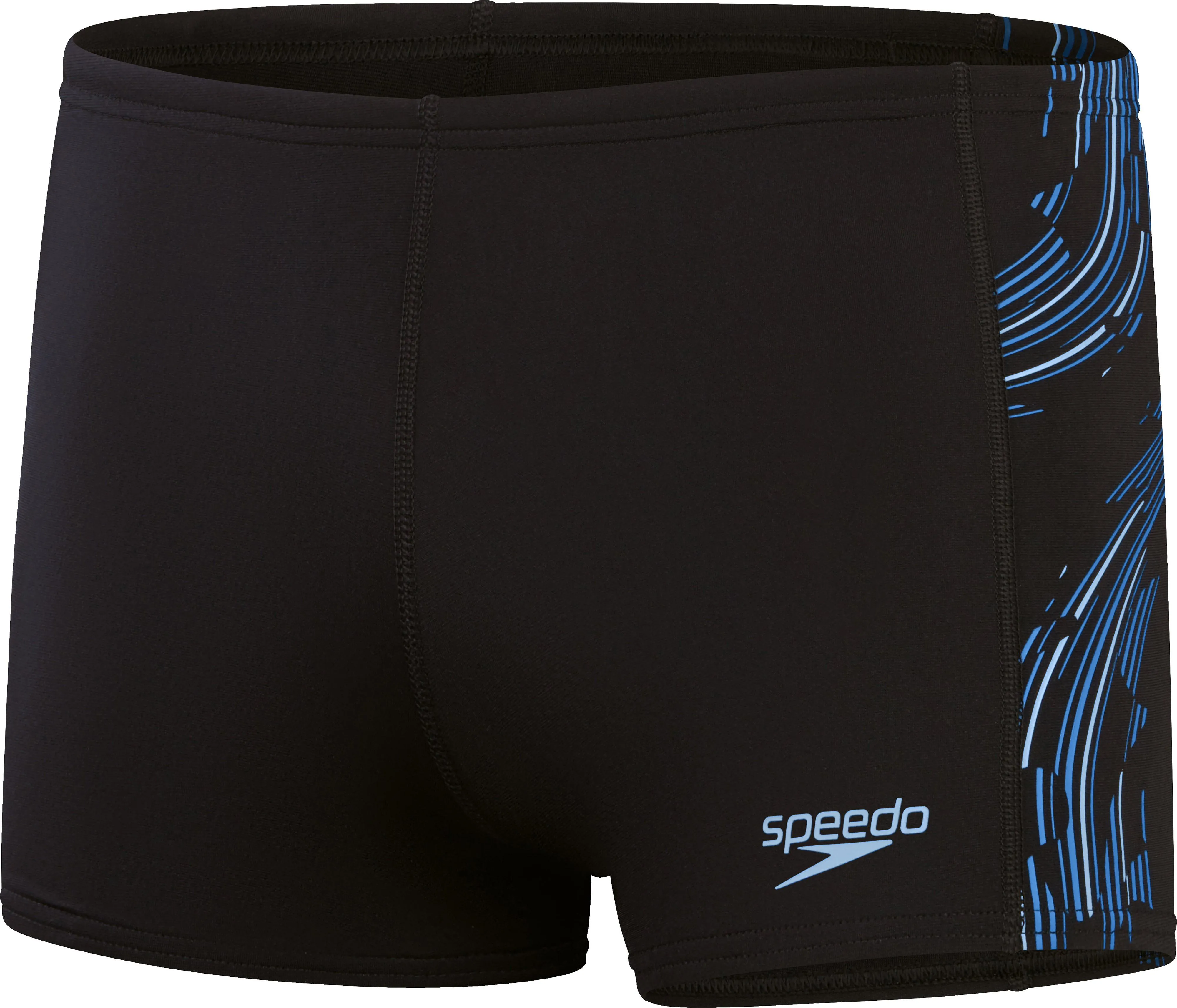 SPEEDO Tech Panel Badehose Herren black-curious blue-true cobalt im Online Shop von kaufen