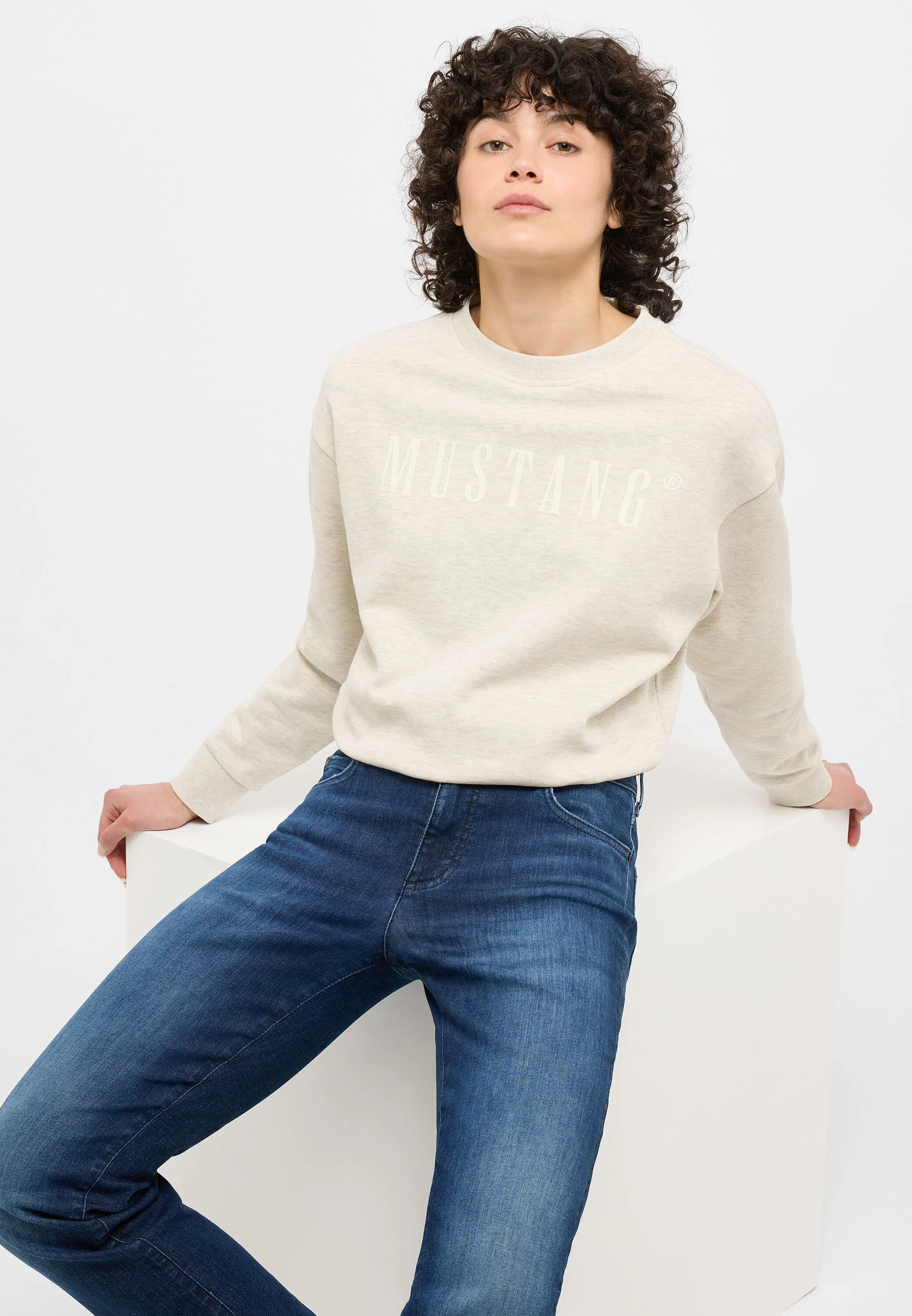 Sweatshirt aus purer Baumwolle