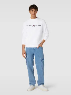 Tommy Hilfiger Sweatshirt mit Label-Stitching (weiss) online kaufen