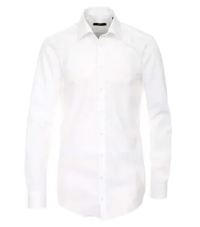 Venti Herren Popeline Hemd unifarben extra Langer Arm 72cm 001482 Modern Fit
